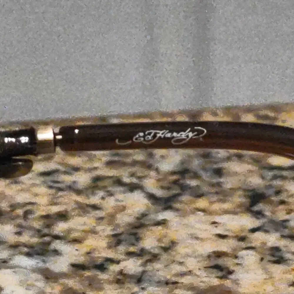 Rare Ed Hardy EH0710 Snake Glasses Eyeglasses 51-18-140 Hazel Frames